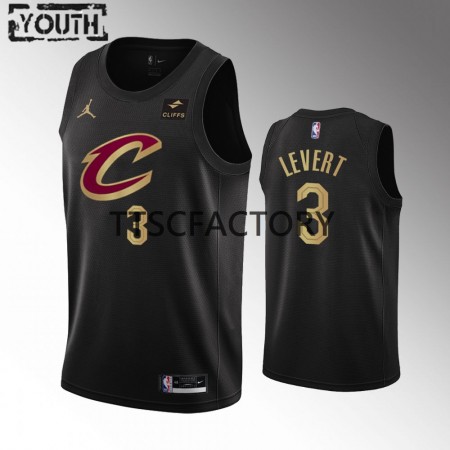 Maillot Enfant Cleveland Cavaliers Caris LeVert 3 Jordan 2022-23 Statement Edition Noir Swingman